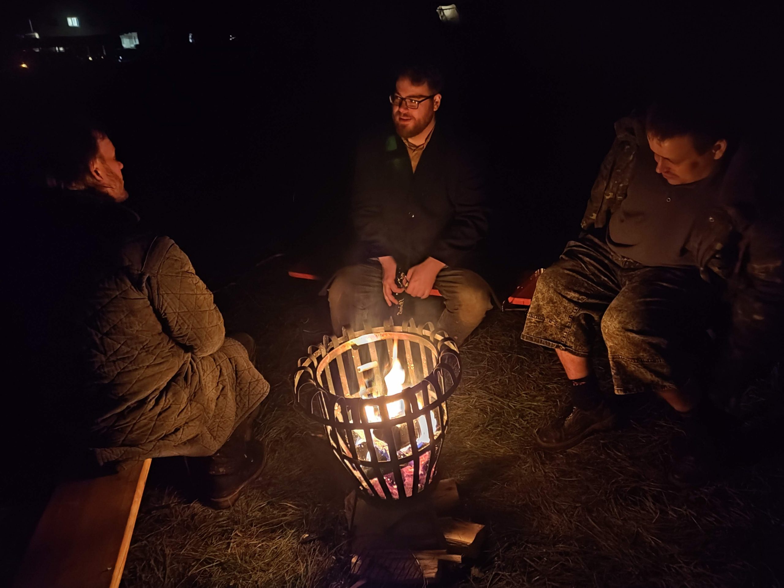 Lagerfeuer am 1.Abend