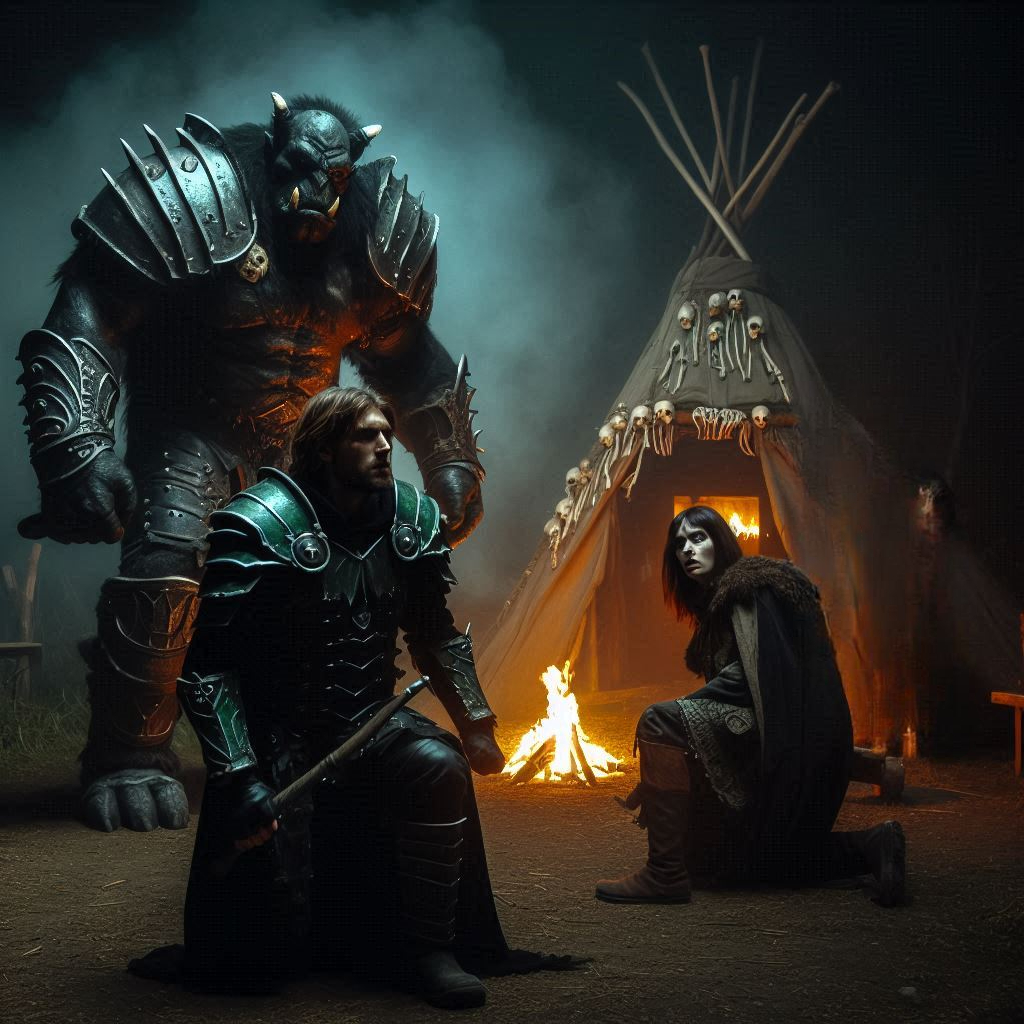 KI-Generiertes Bild der Kampfsituation :D