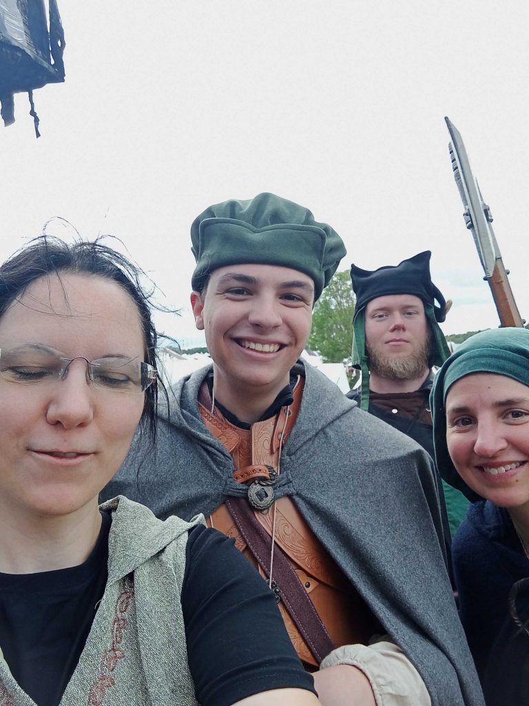 Azu, Pawel, Olek und Arianna