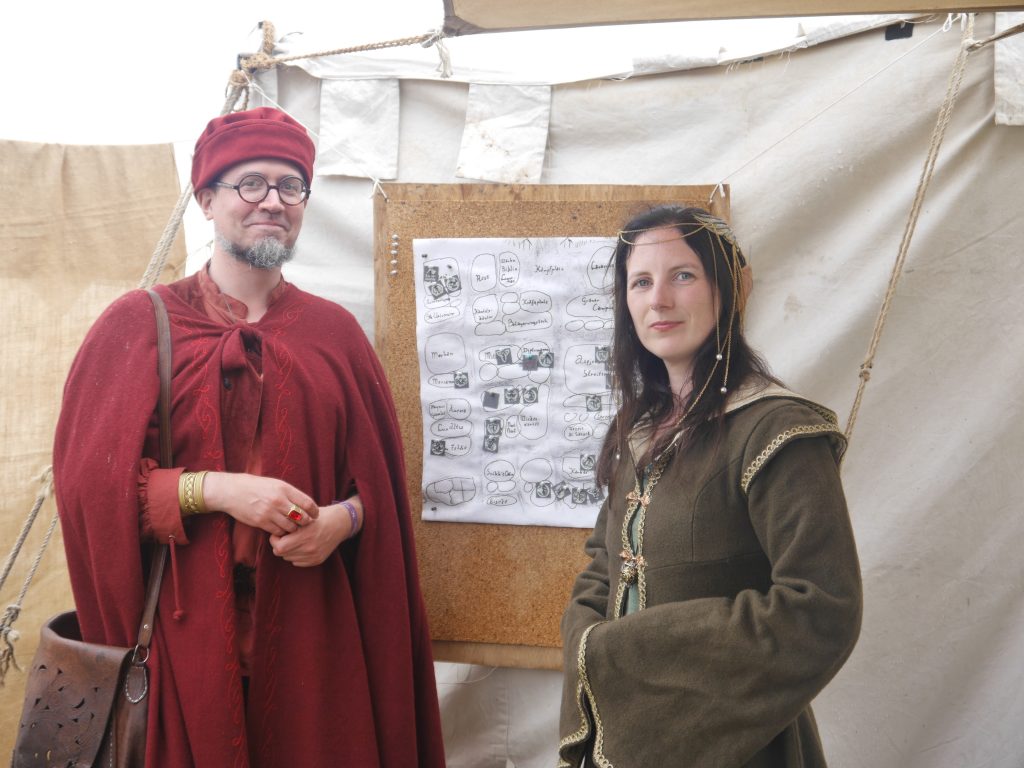 Hall und Faye, die obersten Grauen Diplomaten