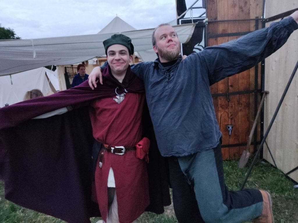 Pawel und Olek in Vorfreude auf die kommenden Tage