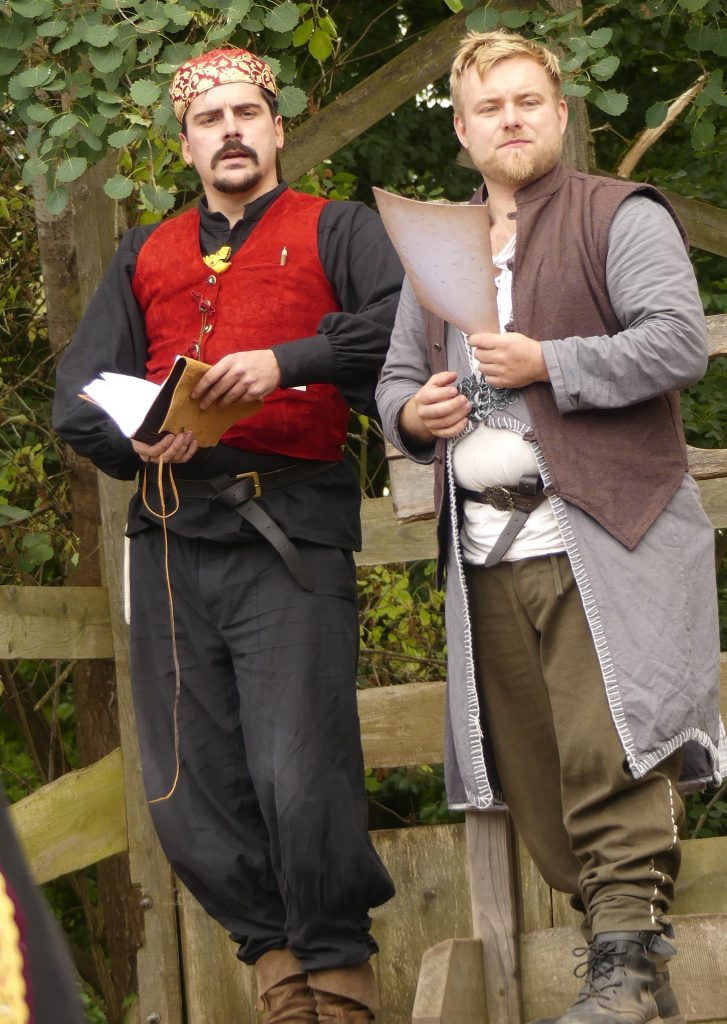 Schreiber aus der Stadt Buch und Bürgermeister Vilk - © by Brea