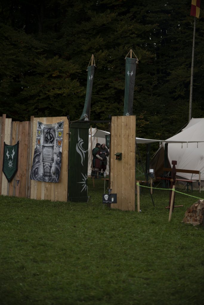 Das karkasische Lager abends