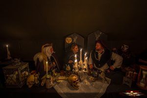 Pani, Berta (die rechte Hand von Vrakaz) und Olmek